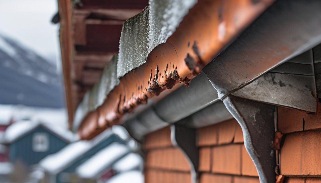 Hvor lang levetid har en standard takrenne i Norges klima?