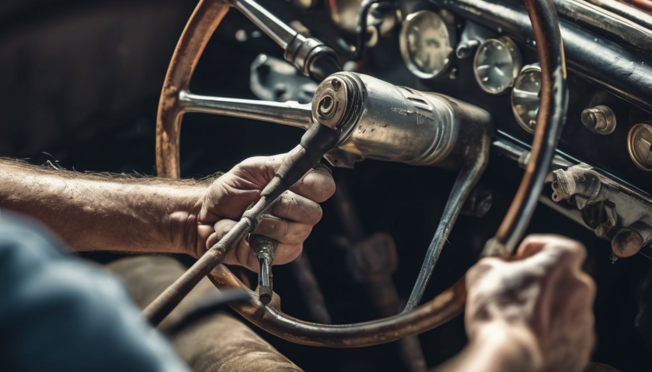 Hvordan reparere rattlås på gamle biler?