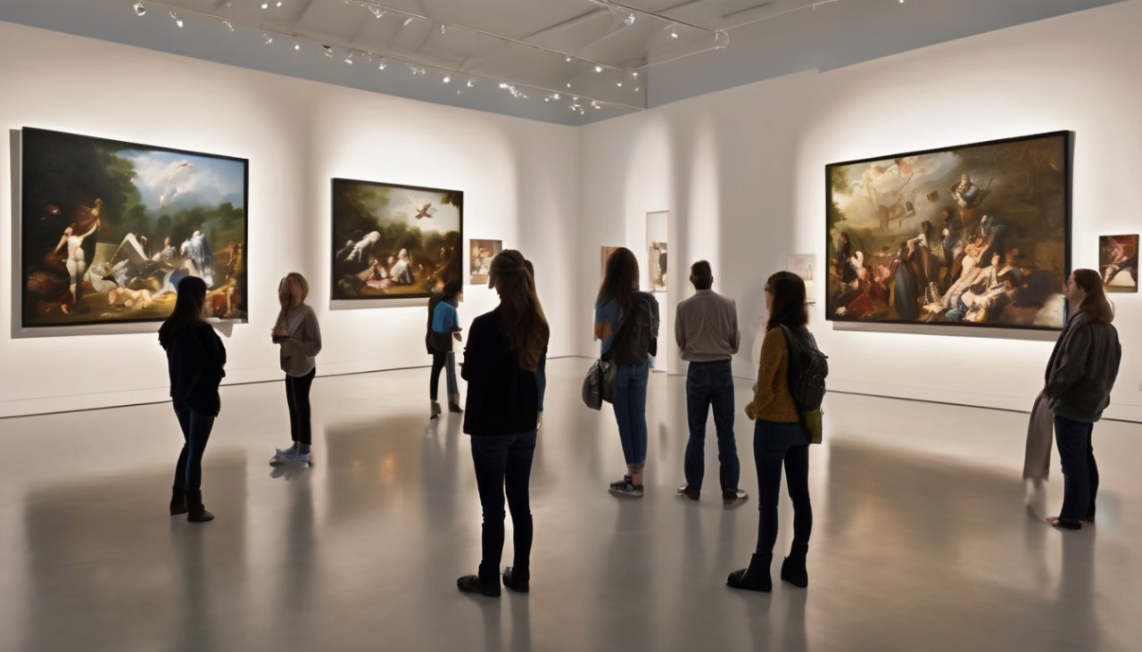 På hvilken måte påvirker digital kunstutstilling den tradisjonelle galleriopplevelsen?